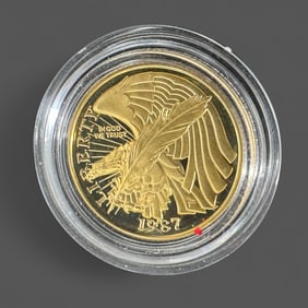1987-W Constitution Bicentennial Gold 5$ Coin