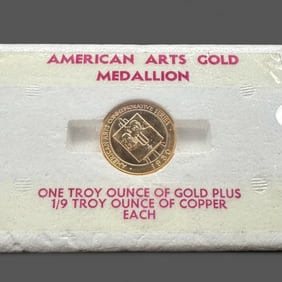 American Arts Gold Medallion, Grant Wood, 1980