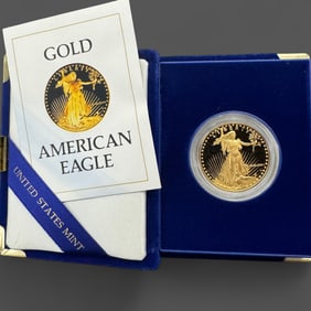 1986 Gold 1 Ounce American Eagle Coin