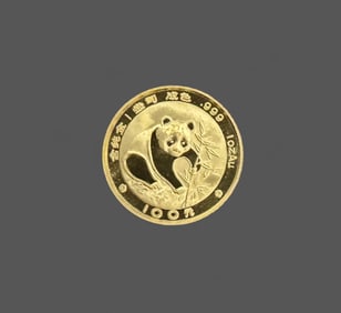 1 ozt. Chinese Panda Gold Coin, 1988