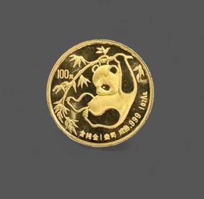 1 ozt. Chinese Panda Gold Coin, 1985