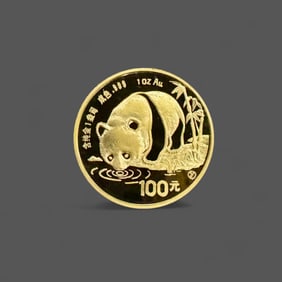 1 ozt. Chinese Panda Gold Coin, 1987