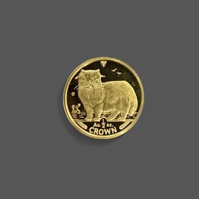 1989 1/2 Ounce Isle of Man Gold Crown