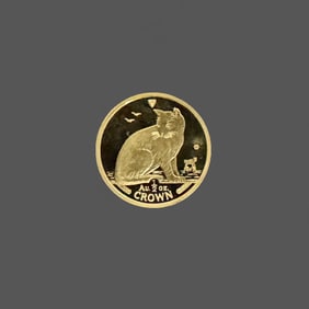 1990 1/2 Ounce Isle of Man Gold Crown