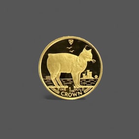 1988 Isle of Man 1 Ozt. Gold Crown