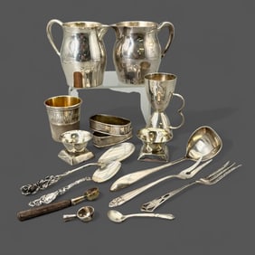 Group of Sterling Silver Accoutrements