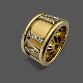 18K Gold Two-Tone Ring