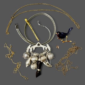 Grouping of Gold Plated and Costume Jewelry