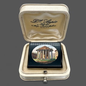 Sterling Silver Grand Tour Style Brooch
