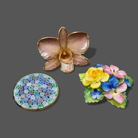 Group of Three Brooches