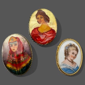 Group of Figural Brooches