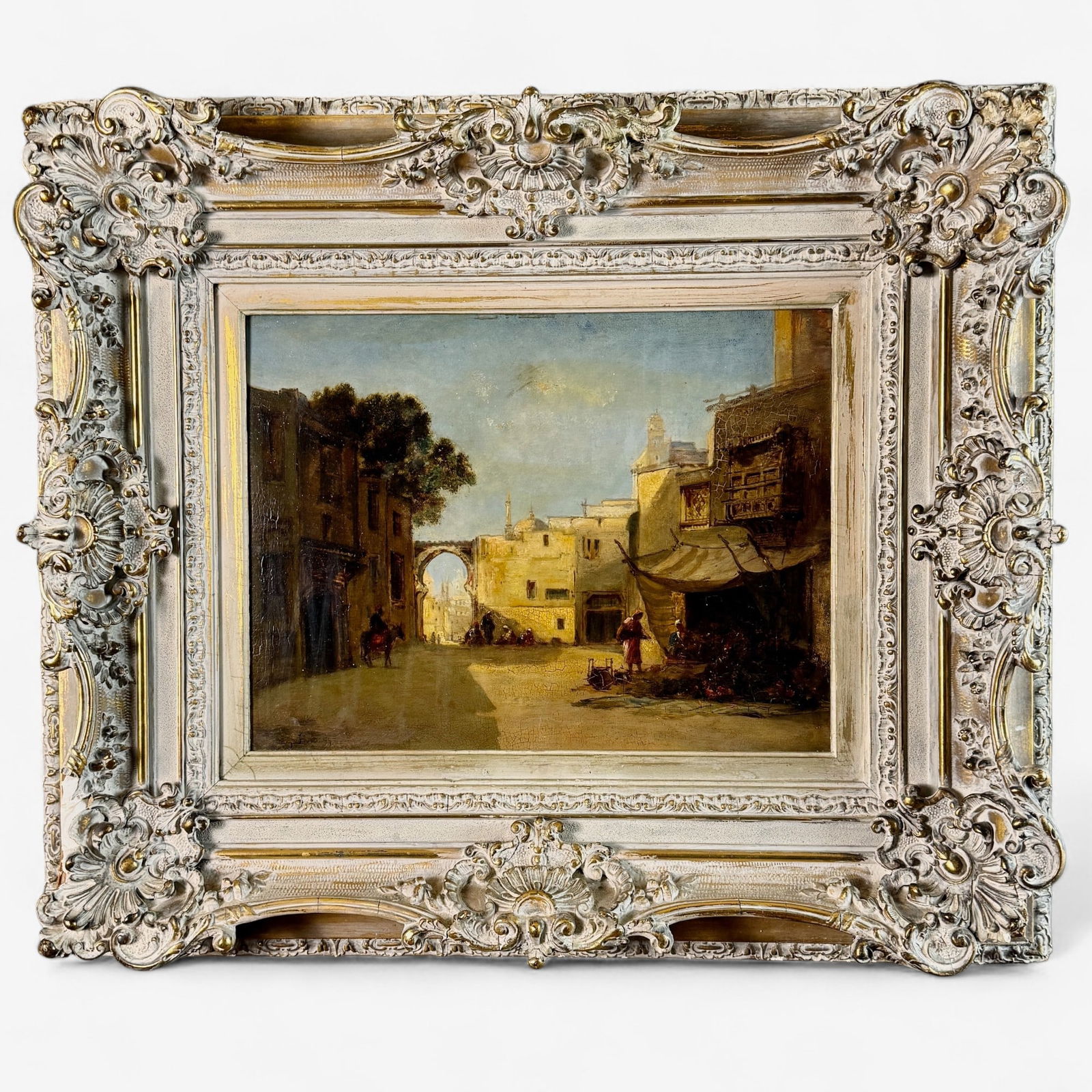 Orientalist Plaza by Eugene Fromentin