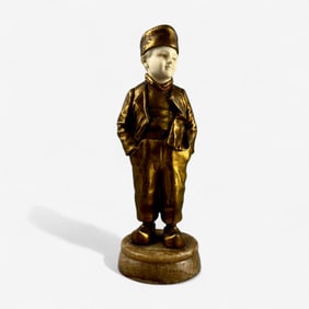 Dutch Boy Bronze by Joseph D'Aste
