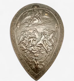 Bronze Renaissance Style Shield, Zeus