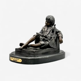 Leon Tharel, The Sleeping Fiddler Bronze