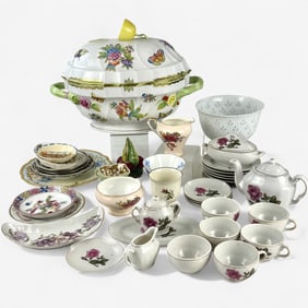 Herend Handpainted Tureen, PLUS