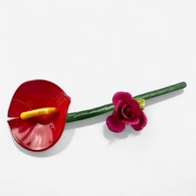 Pair of Floral Decorations