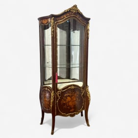 Highly Ornate Glass Display Case