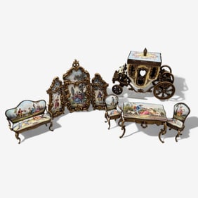 Viennese Enameled Cabinet Miniatures