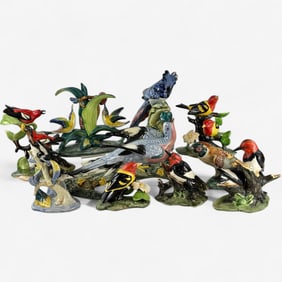 Group of 10 Stangl Pottery Birds
