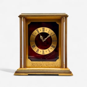 Swiss Gubelin Brass Mantle Clock
