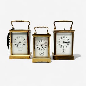 Three Carriages Clocks
