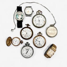 Group of Nine Watches