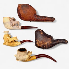 Three Meerschaum Pipes