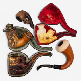 Grouping of Meerschaum Pipes