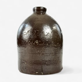 Rare M.F. Mitchell Frankfort, KY Old Judge Whiskey Jug