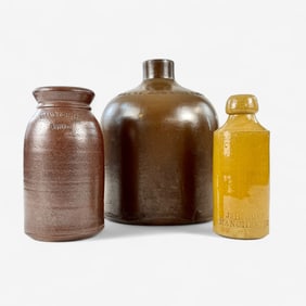 Three Ohio Stoneware Examples