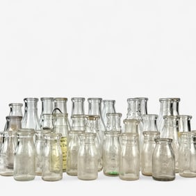 Large Group Kentucky and Ohio Milk Bottles