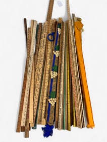 Large Collection of Maysville Kentucky Yard Sticks