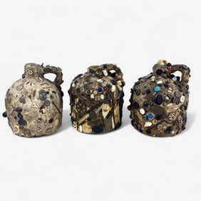 Group of Three Memory Jugs