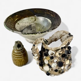 Memory Jug and Contemporary Pottery Vessels