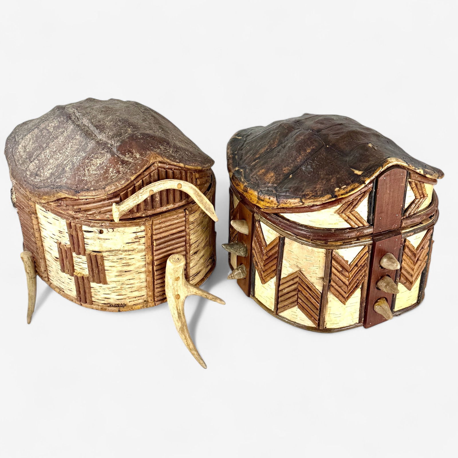 Pair of Turtle Shell Boxes by Robert Beaven (1 of 12)