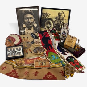 Group of Native American Art Objects and Ephemera