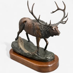 Roy Harris Bronze Sculpture of a Moose