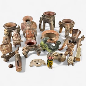 Large Group of Pre-Columbian Style Pottery