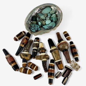 Large Necklace Art Components: Plus Turquoise stones