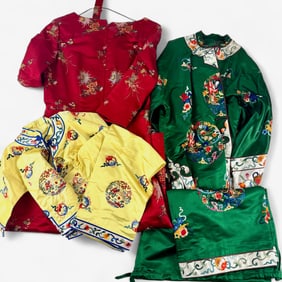 Chinese Silk and Embroidered Clothing