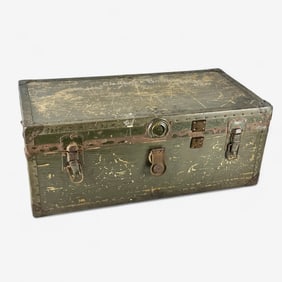 Large Soldier's WWII Chest/Archive with German Material