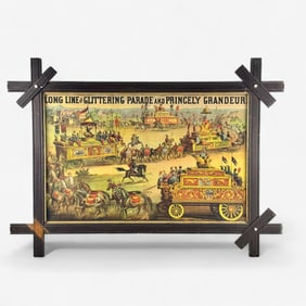 Early Circus Poster, likely Barnum and Bailey