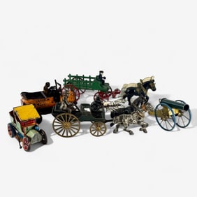 Group of Cast Iron and Tin Toys