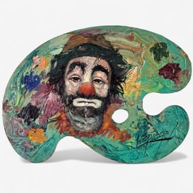 Pair of Louis Spiegel Painted Palettes