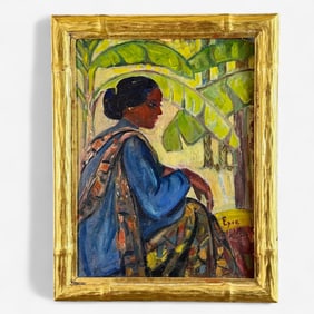 Pair of Modernist Works, Both Signed