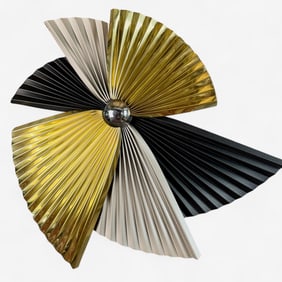 Curtis Jere, signed and dated "Pleated Fan"