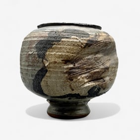 Roy Cartwright Raku Earthenware Vase