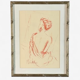Sanguine Study of a Femals by Castellani