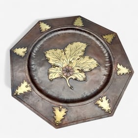 Arts and Crafts Mixed Metal Tray